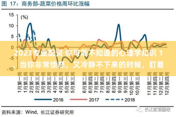 2023专业配资 你可能不知道的心理学知识 1、当你非常愤怒