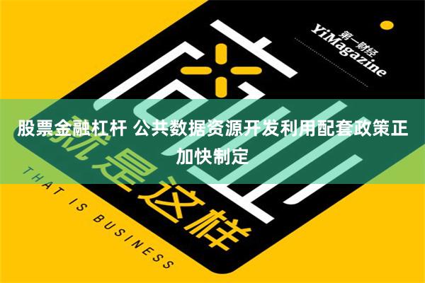 股票金融杠杆 公共数据资源开发利用配套政策正加快制定