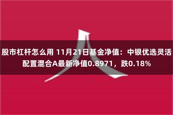 股市杠杆怎么用 11月21日基金净值：中银优选灵活配置混合A