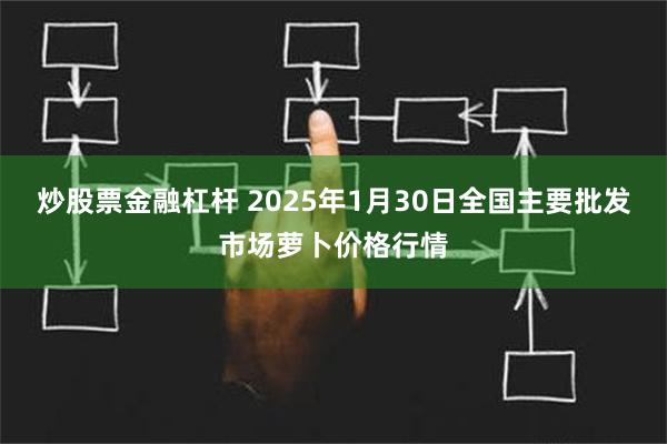 炒股票金融杠杆 2025年1月30日全国主要批发市场萝卜价格